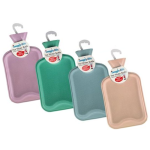 Rubber Ribbed Hot Water Bottle - Assorted 2 Litre